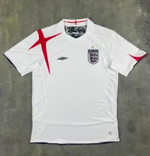 2006 England Home 1:1 Retro Soccer Jersey