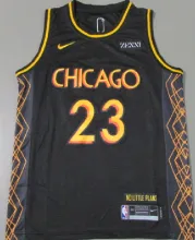 NBA Bull #23 Jordan city black 1:1 Quality