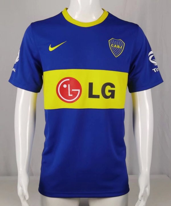 2010-2011 Boca Home Fans Retro Soccer Jersey
