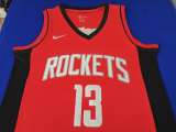 NBA Rockets 13 red new season Jersey 1:1 Quality