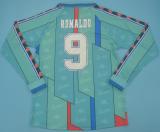 1996-1997 Retro Barcelona Away Long sleeve 1:1 Quality Soccer Jersey