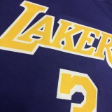 NBA Lakers crew neck Vintage purple 3 Davis with chip 1:1 Quality