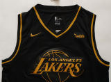 NBA Laker 23 black gold 1:1 Quality