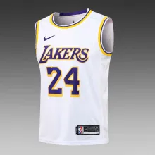 NBA Laker white Kobe Bryant No.24 1:1 Quality