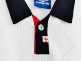1998 England Home Long sleeve 1:1 Quality Retro Soccer Jersey