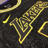 NBA Laker crew black snake 24 Kobe with chip 1:1 Quality