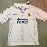 1994-1996 Retro Real Madrid White 1:1 Quality Soccer Jersey