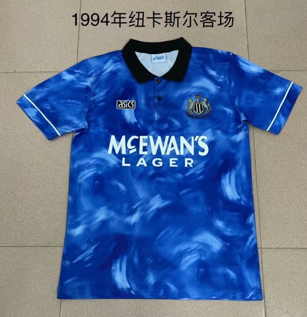 1994 Newcastle Away 1:1 Quality Retro Soccer Jersey