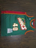 NBA Retro supersonic 40 Sean camp green red edge 1:1 Quality