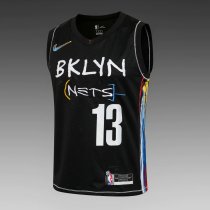 NBA Nets Harden No.13 1:1 Quality