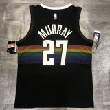 NBA Nuggets black 27 Jamal Murray with chip 1:1 Quality
