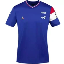 2021 F1 Formula One Alpine Blue Short Sleeve Racing Suit(高山) 1:1 Quality