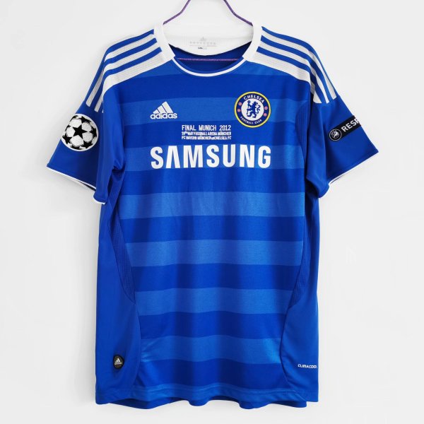 2011-2012 Chelsea Home 1:1 Quality Retro Soccer Jersey（include ucl patch）带欧冠章