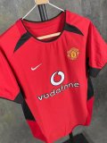 2002-2004 Manchester United Home 1:1 Quality Retro Soccer Jersey