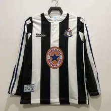 1995-1997 Newcastle Home Long Sleeve Fans 1:1 Quality Retro Soccer Jersey