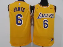 NBA Lakers # 6 James award yellow 1:1 Quality