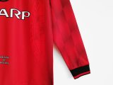 1996-1997 Manchester United Home 1:1 Quality Retro Soccer Jersey