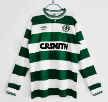 1987-1988 Celtic Home Long Sleeve1:1 1:1 Quality Retro Soccer Jersey