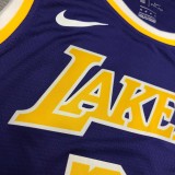 NBA Laker crew retro purple 24 Kobe with chip 1:1 Quality