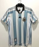 1998 Argentina Home 1:1 Quality Retro Soccer Jersey