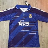 1994-1996 Retro Real Madrid Away Blue 1:1 Quality Soccer Jersey