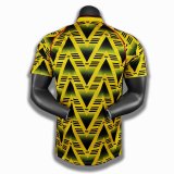 1991-1993 Arsenal Away 1:1 Quality Retro Soccer Jersey