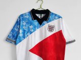 1990 England Tricolor 1:1 Quality Retro Soccer Jersey