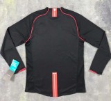 2007-2008 Manchester United 2RD Away Long Sleeve 1:1 Retro Soccer Jersey