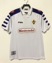 1998-1999 Fiorentina Away Fans 1:1 Quality Retro Soccer Jersey