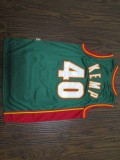 NBA Retro supersonic 40 Sean camp green red edge 1:1 Quality