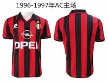 1996-1997  AC Milan Home 1:1 Quality Retro Soccer Jersey