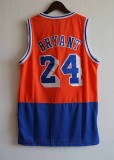NBA Lakers #24 Kobe up orange down Blue Vintage mesh 1:1 Quality