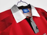 1996-1997 Manchester United Home 1:1 Quality Retro Soccer Jersey