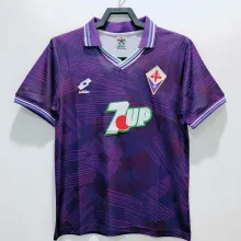 1992-1993 Fiorentina Home Fans 1:1 Quality Retro Soccer Jersey