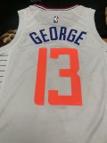 NBA Clipper away 【customized】George No.13 1:1 Quality
