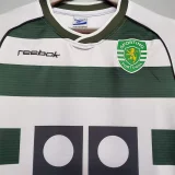 2001-2003 Sporting Lisbon Home 1:1 Quality Retro Soccer Jersey