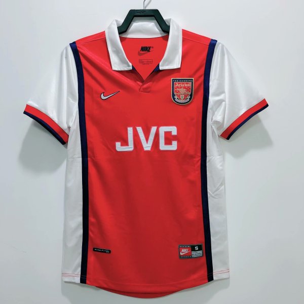 1998-1999 Arsenal Home 1:1 Quality Retro Soccer Jersey