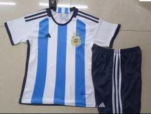 22/23 Argentina Home Kids 3 Stars