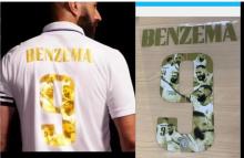 22/23 Real Madrid Home BENZEMA#9 Golden Globe Commemorative Edition Fans 1:1 Quality Soccer Jersey