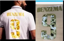 22/23 Real Madrid Home BENZEMA#9 Golden Globe Commemorative Edition Fans 1:1 Quality Soccer Jersey