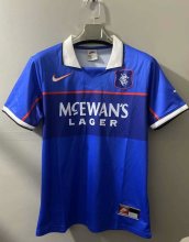 1997-1999 Rangers Home 1:1 Retro Soccer Jersey