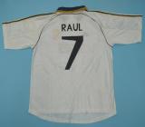 1998-2000 Real Madrid Home 1:1 Quality Retro Soccer Jersey