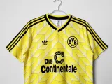 1988 Dortmund Home Yellow 1:1 Retro Soccer Jersey