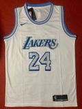 NBA Lakers #24 Kobe 2021 new White NEW 1:1 Quality