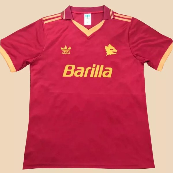 1992-1994 Roma Home 1:1 Retro Soccer Jersey