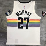 NBA Nuggets black 27 Jamal Murray with chip 1:1 Quality