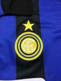 1998-1999 Inter Milan Home Long Sleeve 1:1 Retro Soccer Jersey