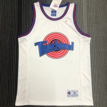 NBA Jordan #23 Tune Squad White Top Quality Hot Pressing 1:1 Quality