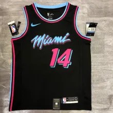 NBA Heat crew crew black No. 14 Hiro with chip 1:1 Quality