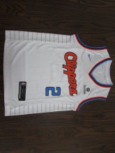 NBA New clipper City 2 corwai Leonard white 1:1 Quality
